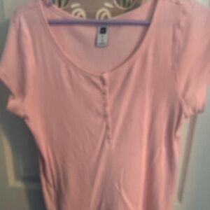 GAP Light Pink Short Sleeve Tee